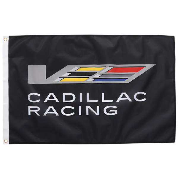 Cadillac Racing 2x3 Single-Sided Flag